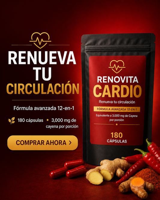 Renovita Cardio, la fórmula 12 en 1 que renueva tu circulación